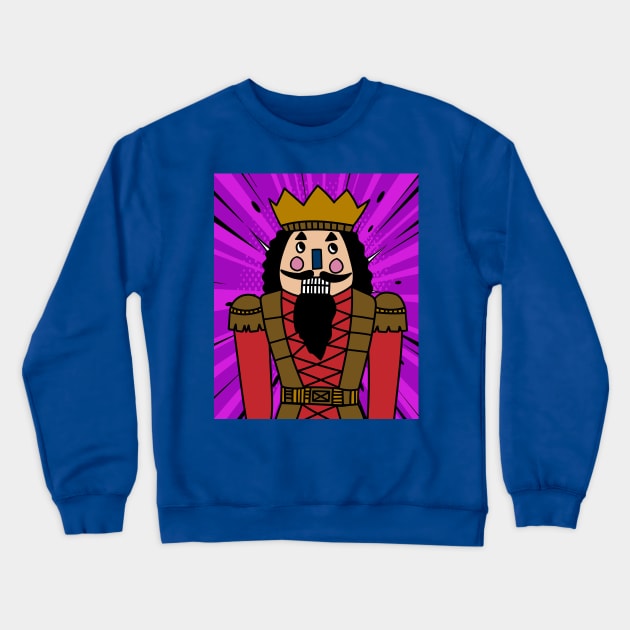 Nutcracker Figures Walnuts Crewneck Sweatshirt by flofin